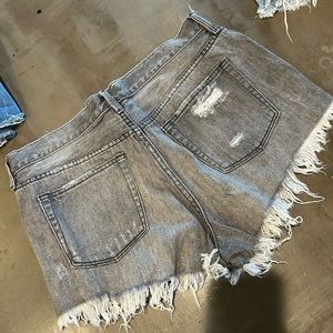 Free People High Waisted cut off short